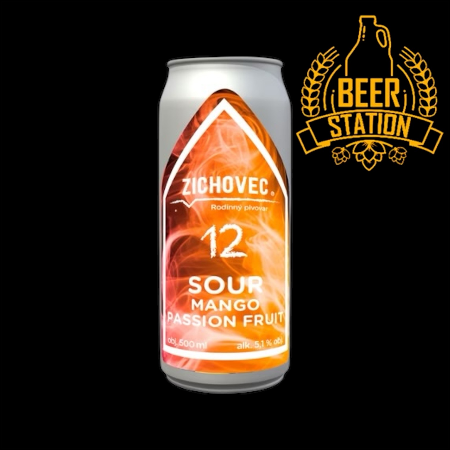 Sour Mango & Passion Fruit 12° (Zichovec) 0.5L