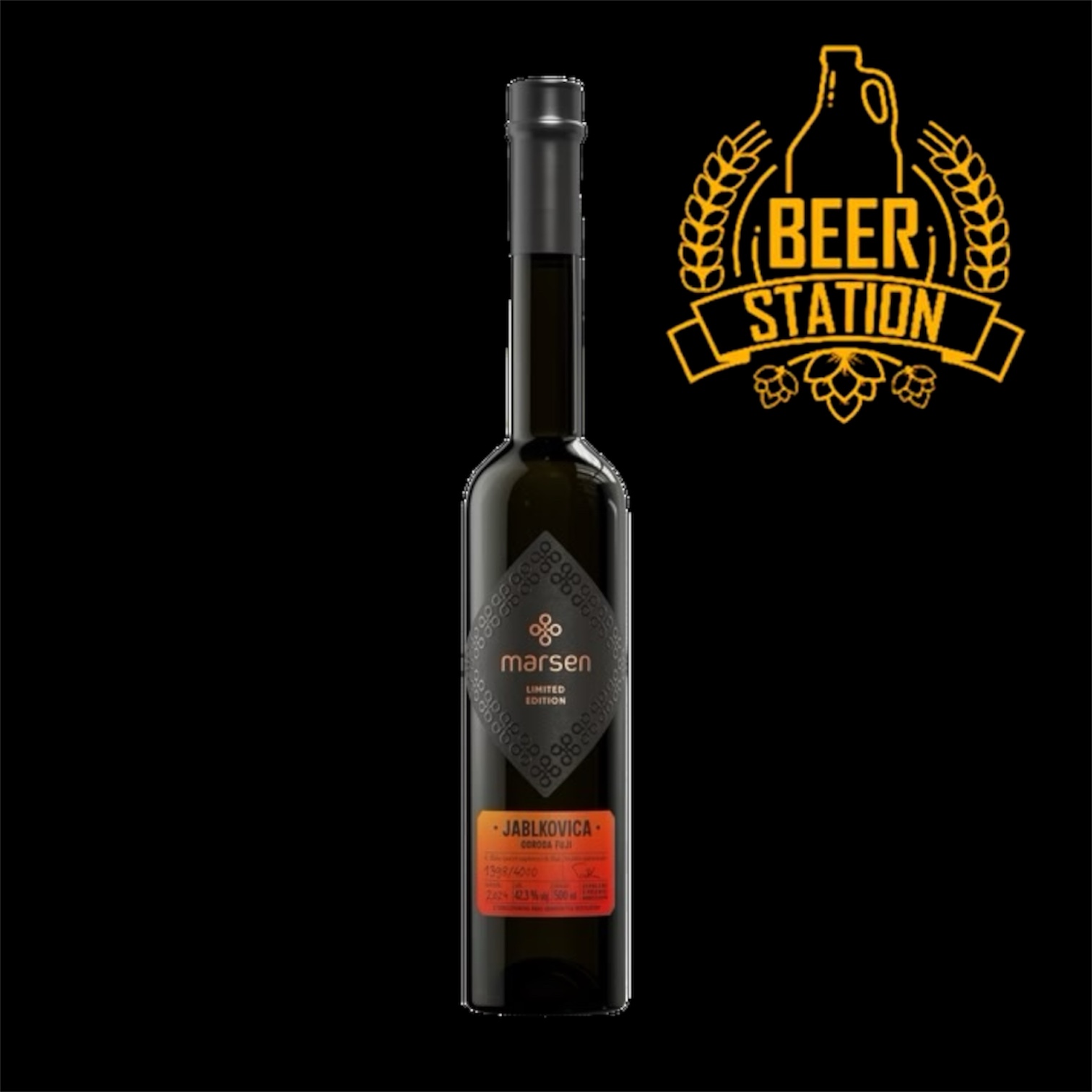 Jablkovica - odroda Fuji 42,3% (Marsen) 0.5L