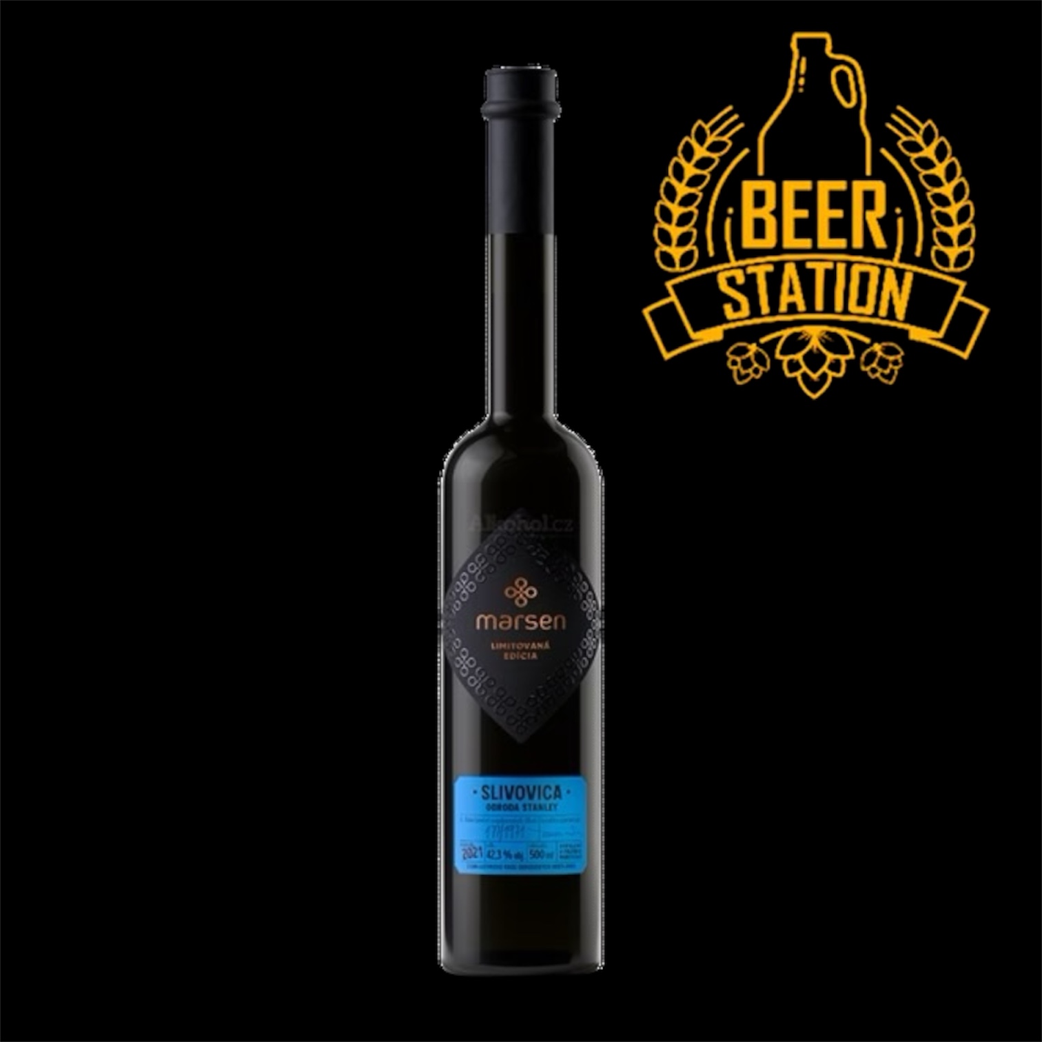 Slivovica - odroda Stanley 42,3% (Marsen) 0.5L