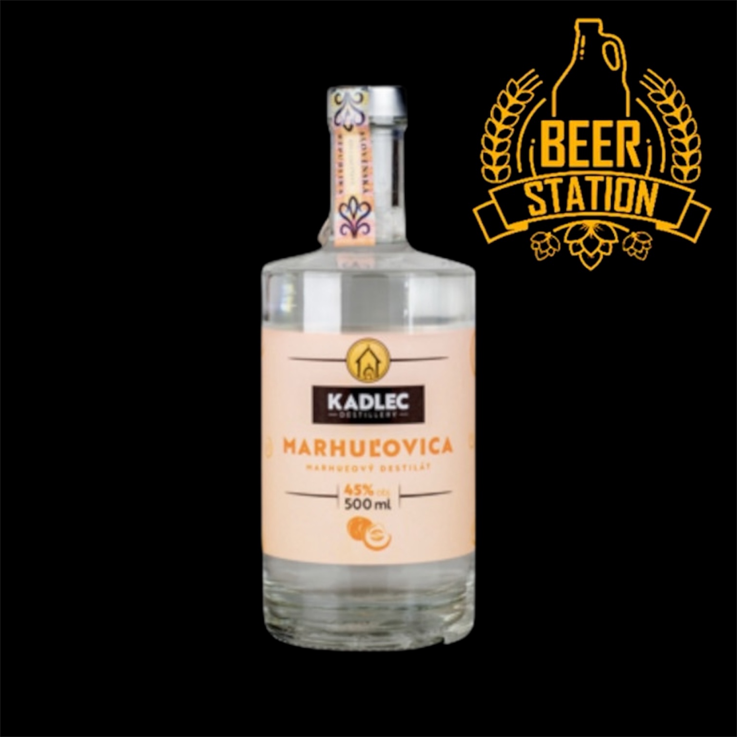 Marhuľovica 45% (Kadlec Destillery) 0.5L