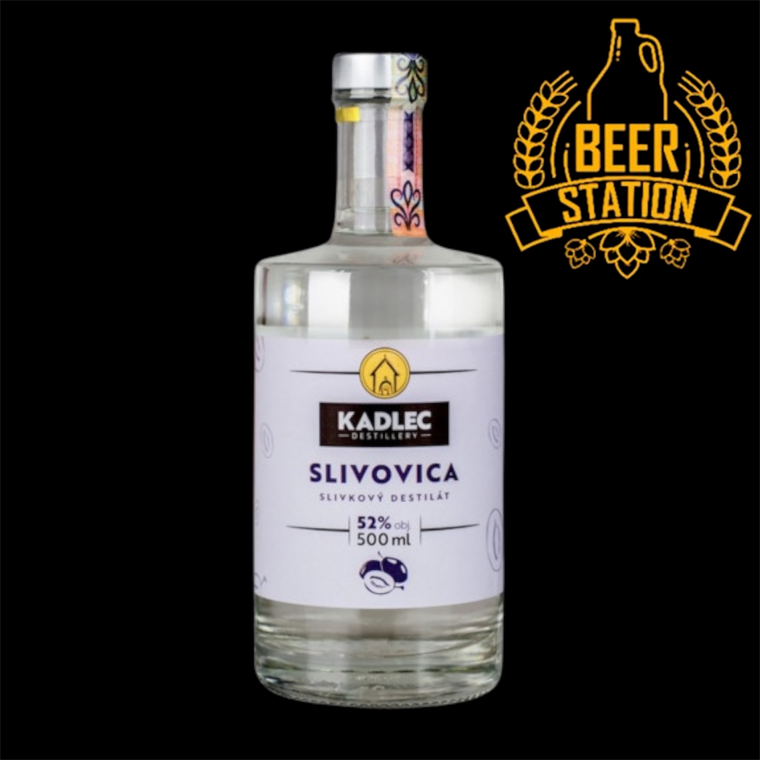 Slivovica 52% (Kadlec Destillery) 0.5L