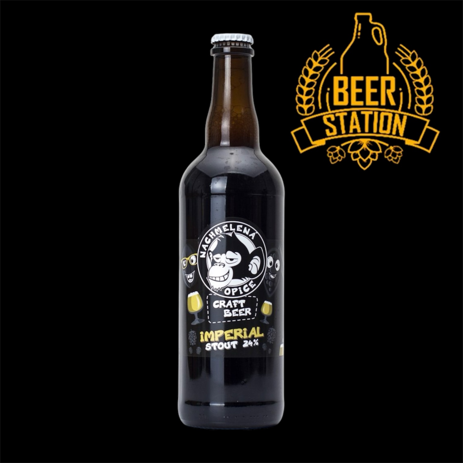 Imperial Stout 24° (Nachmelená Opice) 0.75L