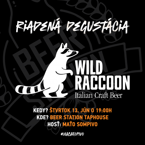 Wild Raccoon (IT) - Riadená degustácia