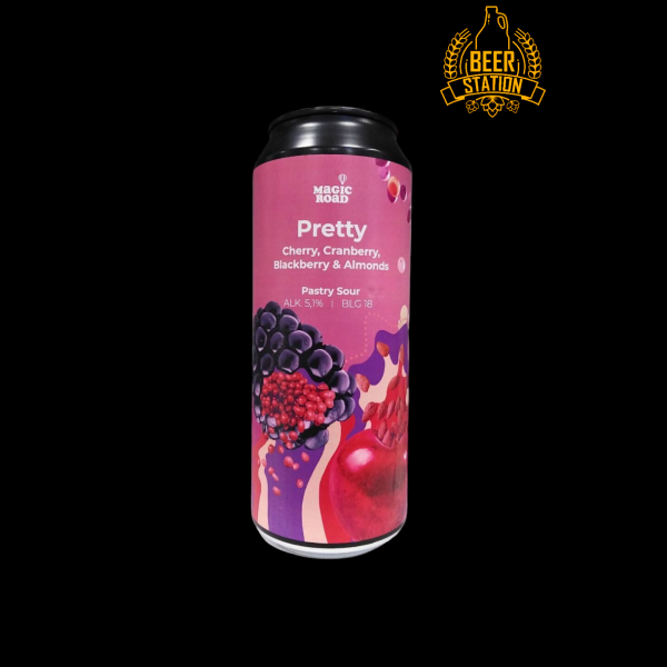 Pretty: Cherry, Cranberry, Blackberry & Almonds 18° (Magic Road) 0.5L