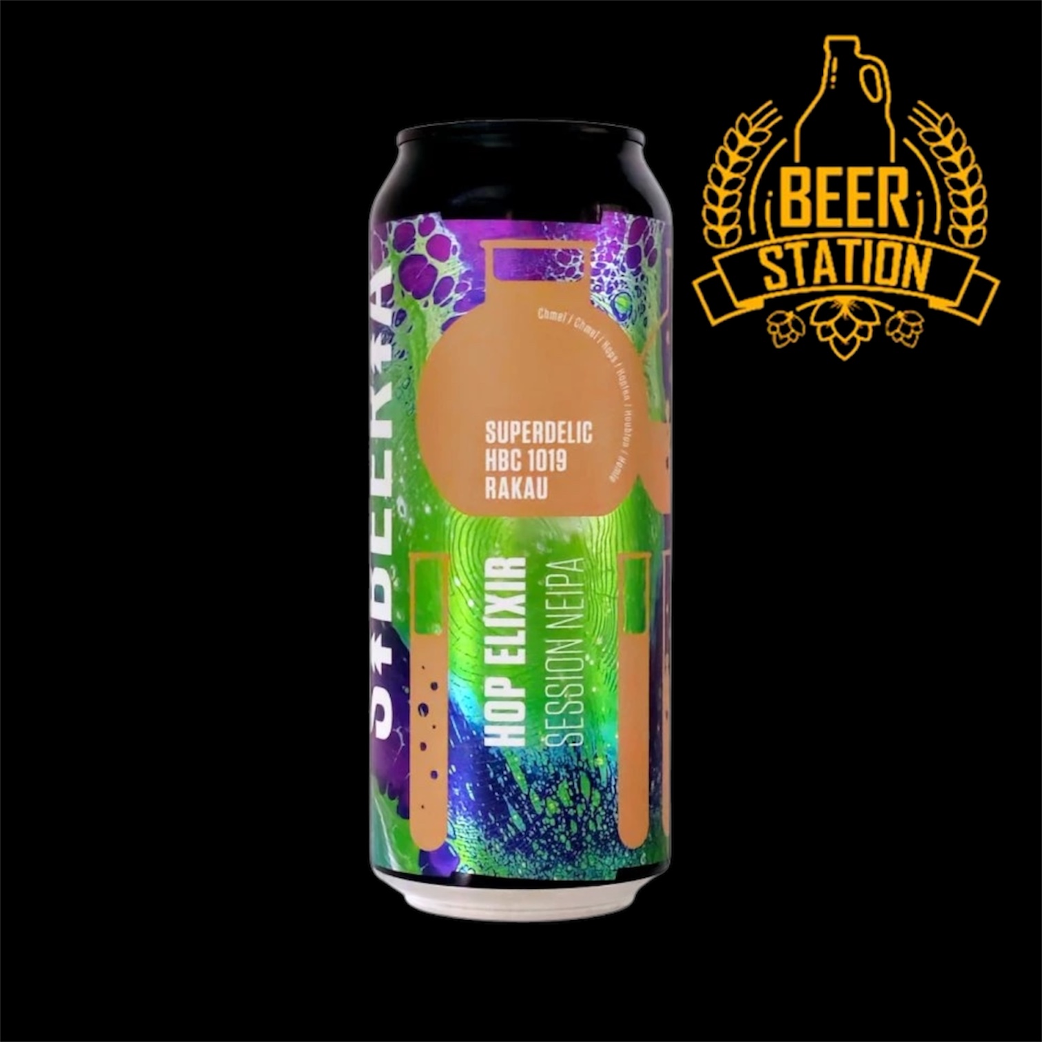 Hop Elixir: Superdelic, HBC 1019 & Rakau 13° (Sibeeria) 0.5L
