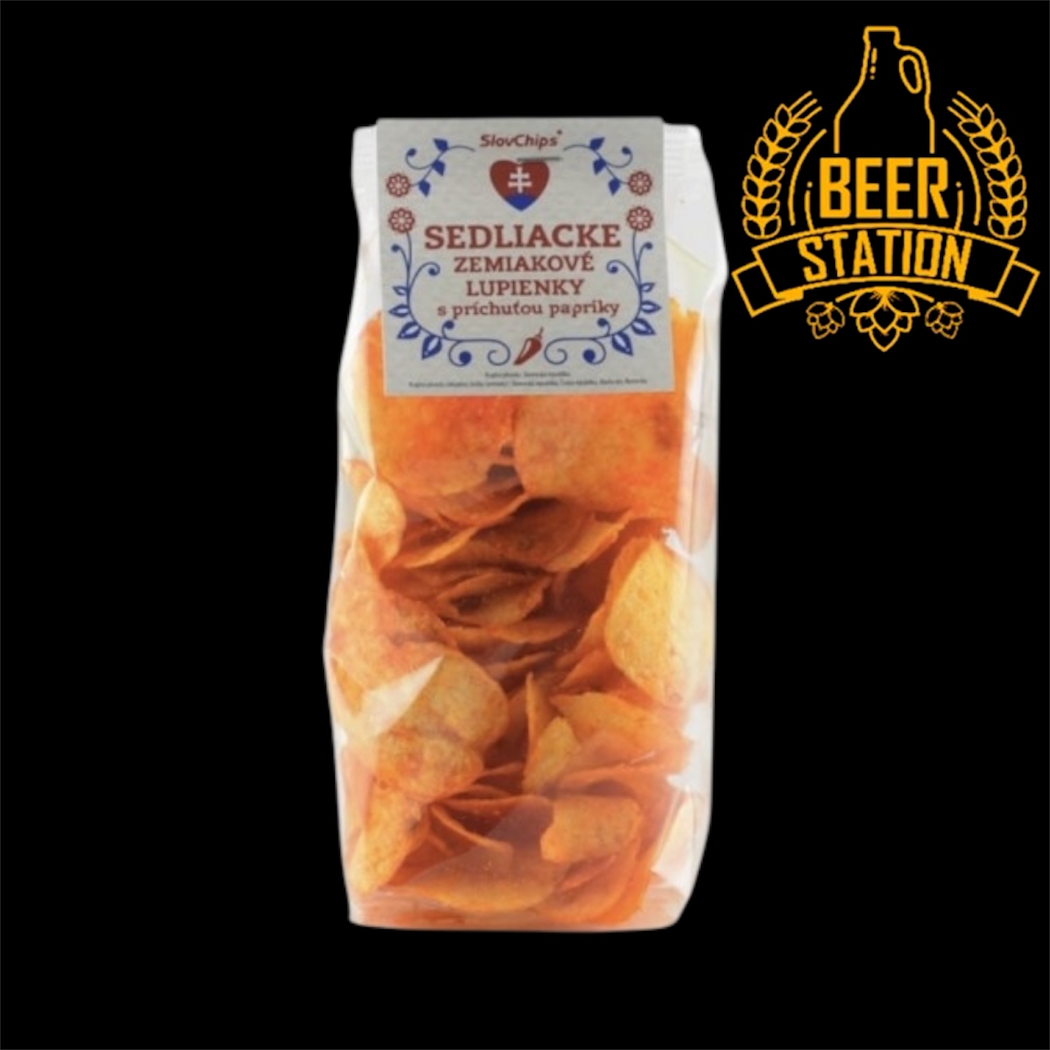 Sedliacke zemiakové lupienky – Paprikové – 100g