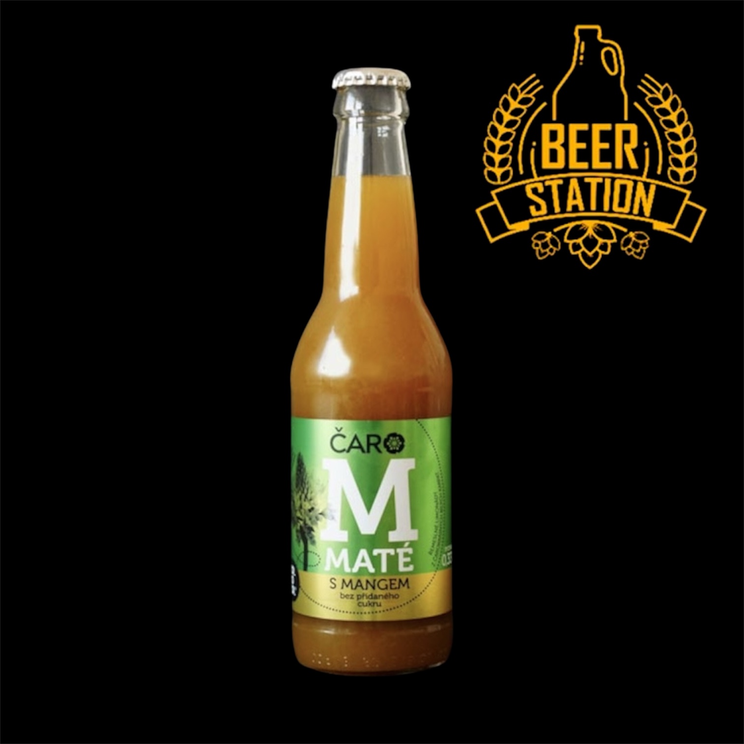 Limonáda Čaro Maté s Mangom 0,33l