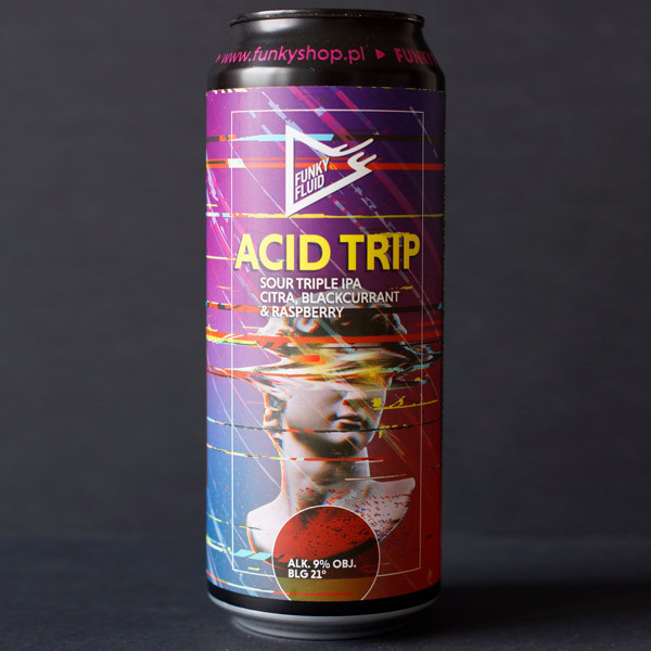 Acid Trip: Citra, Black Currant & Raspberry 21° (Funky Fluid) 0.5L