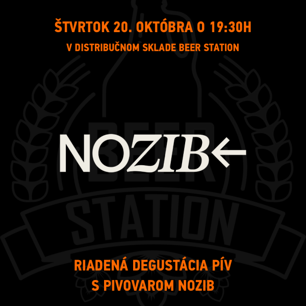 Riadená degustácia pivovar Nozib