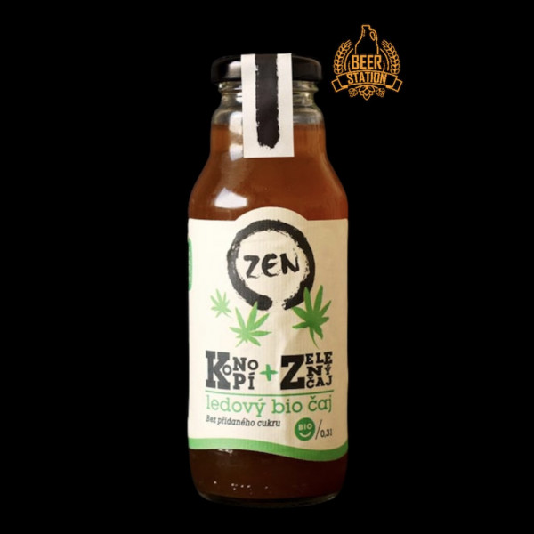 Zen Bio Zelený čaj + Konope 0,3l