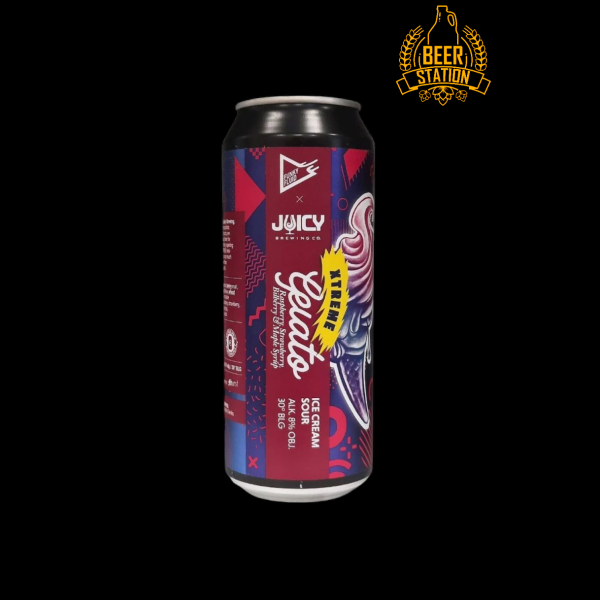 Gelato XTREME: Raspberry Strawberry Bilberry & Maple Syrup 30° (Funky Fluid/Juicy Brewing Co.) 0.5L