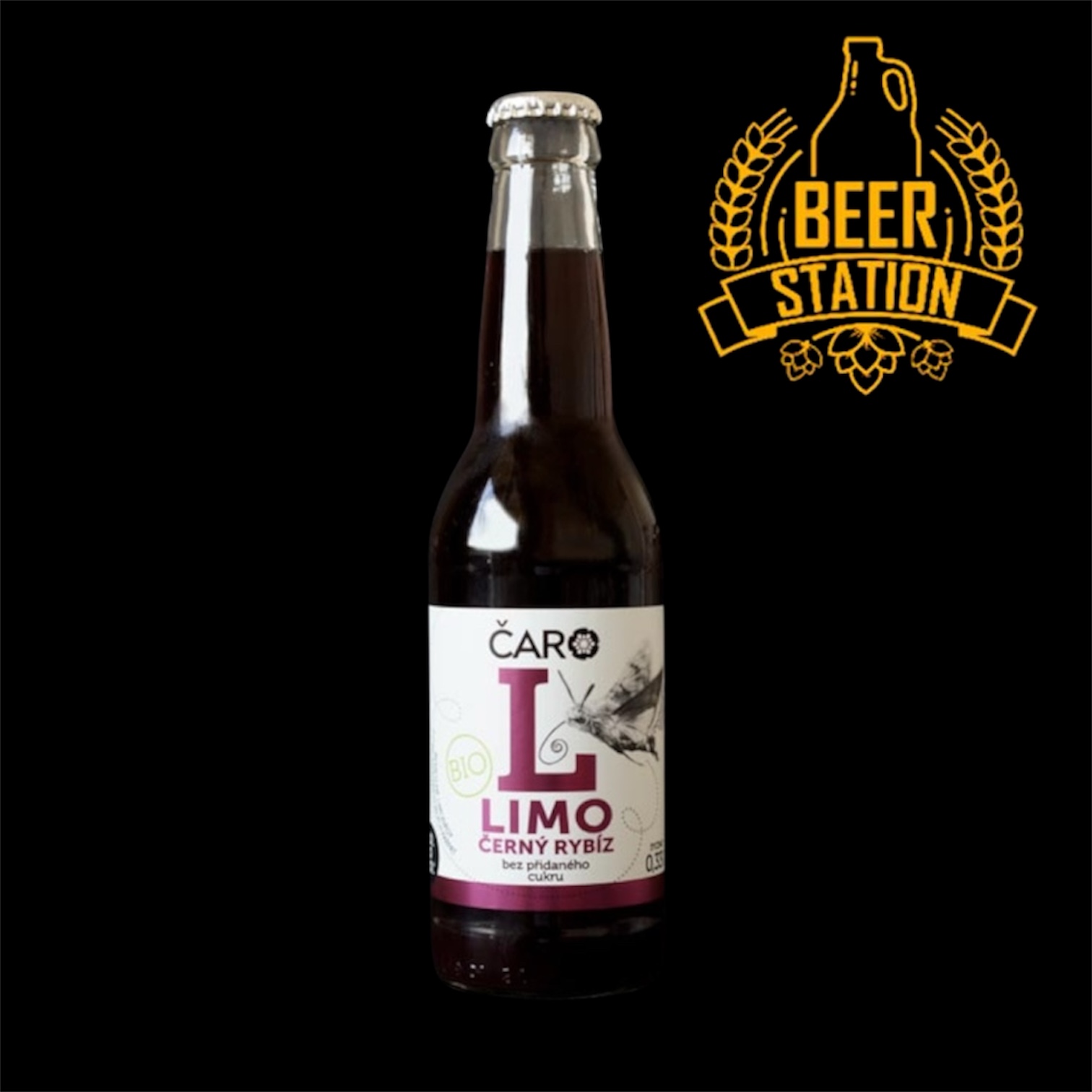 Limonáda Čaro Čierna Ríbezľa 0,33l