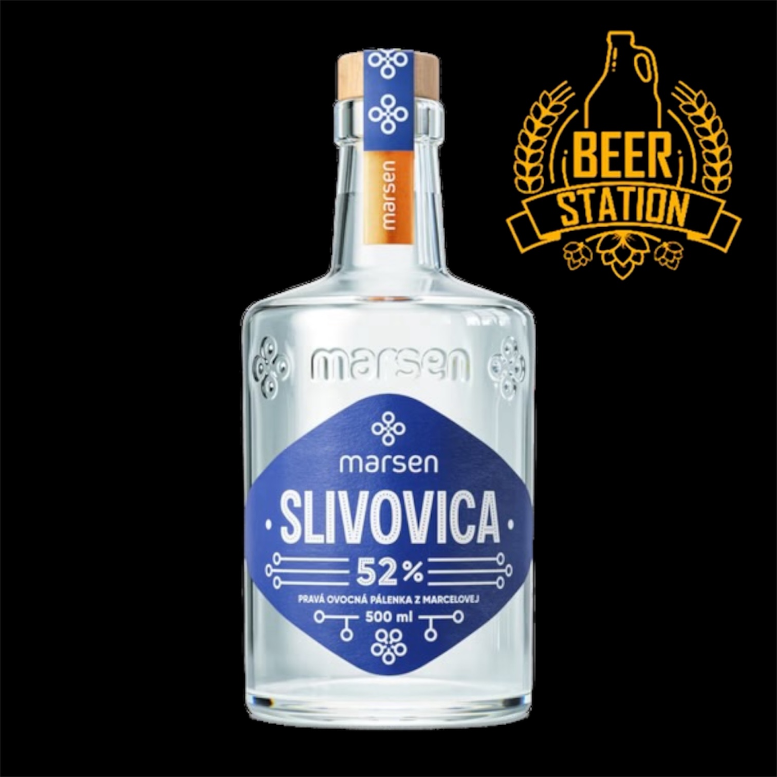 Slivovica Traditional 52% (Marsen) 0.5L