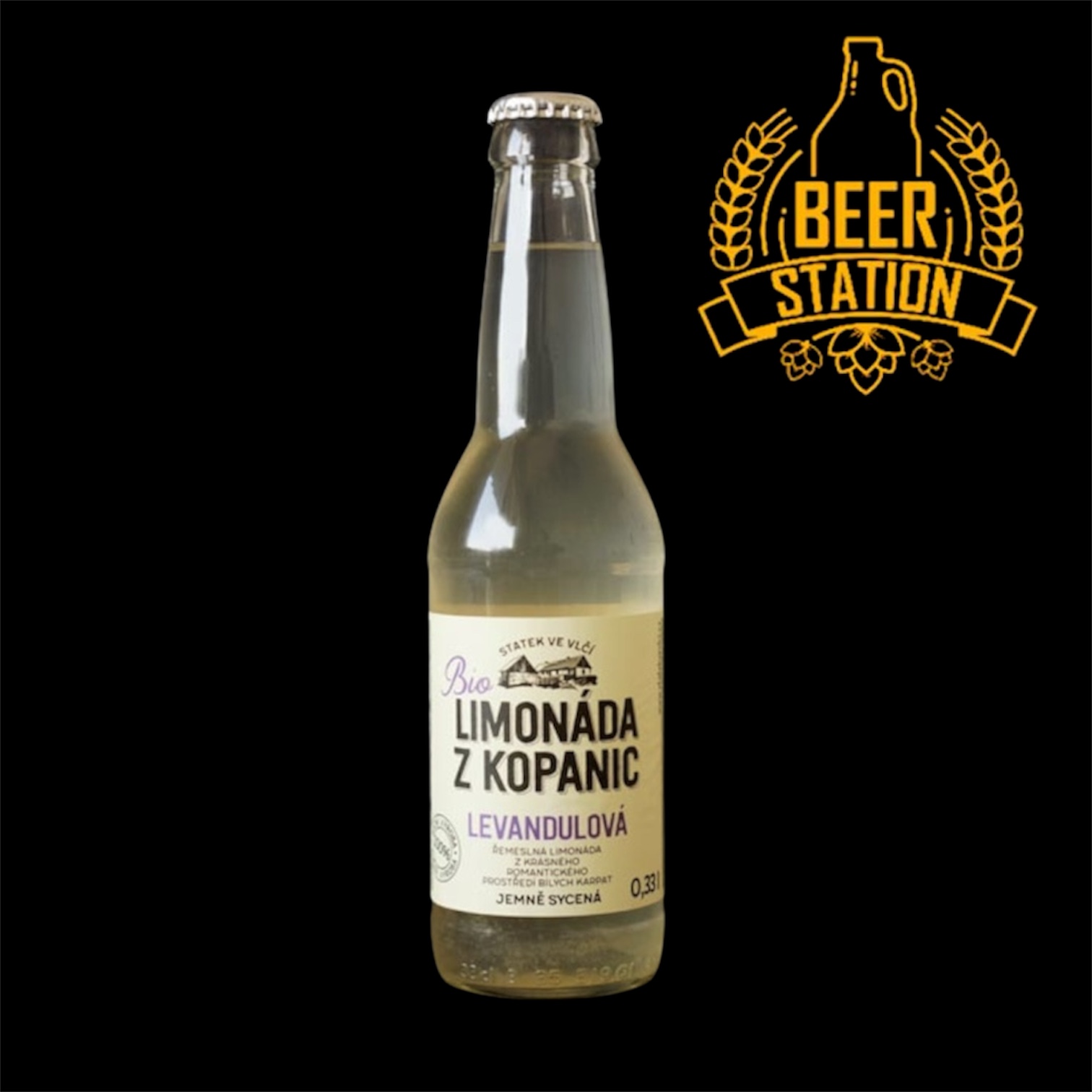 Bio Limonáda z Kopanic Levanduľová 0,33l