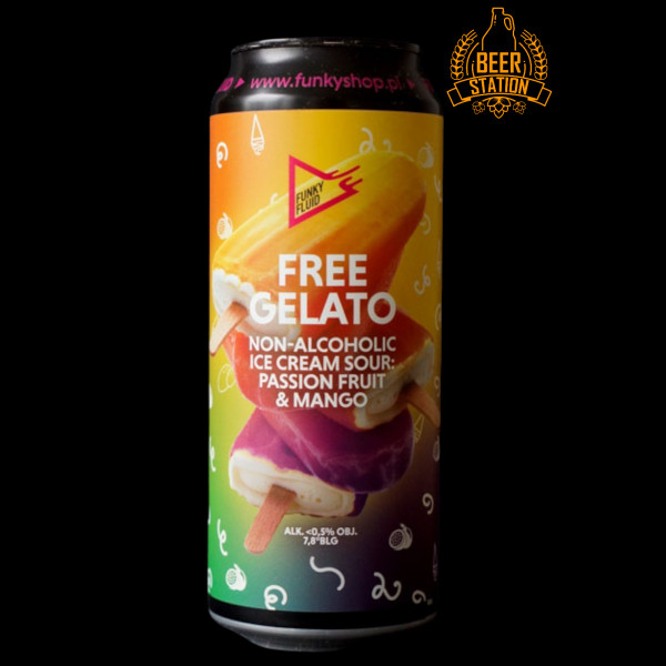 Free Gelato: Passion Fruit & Mango AF (Funky Fluid) 0.5L