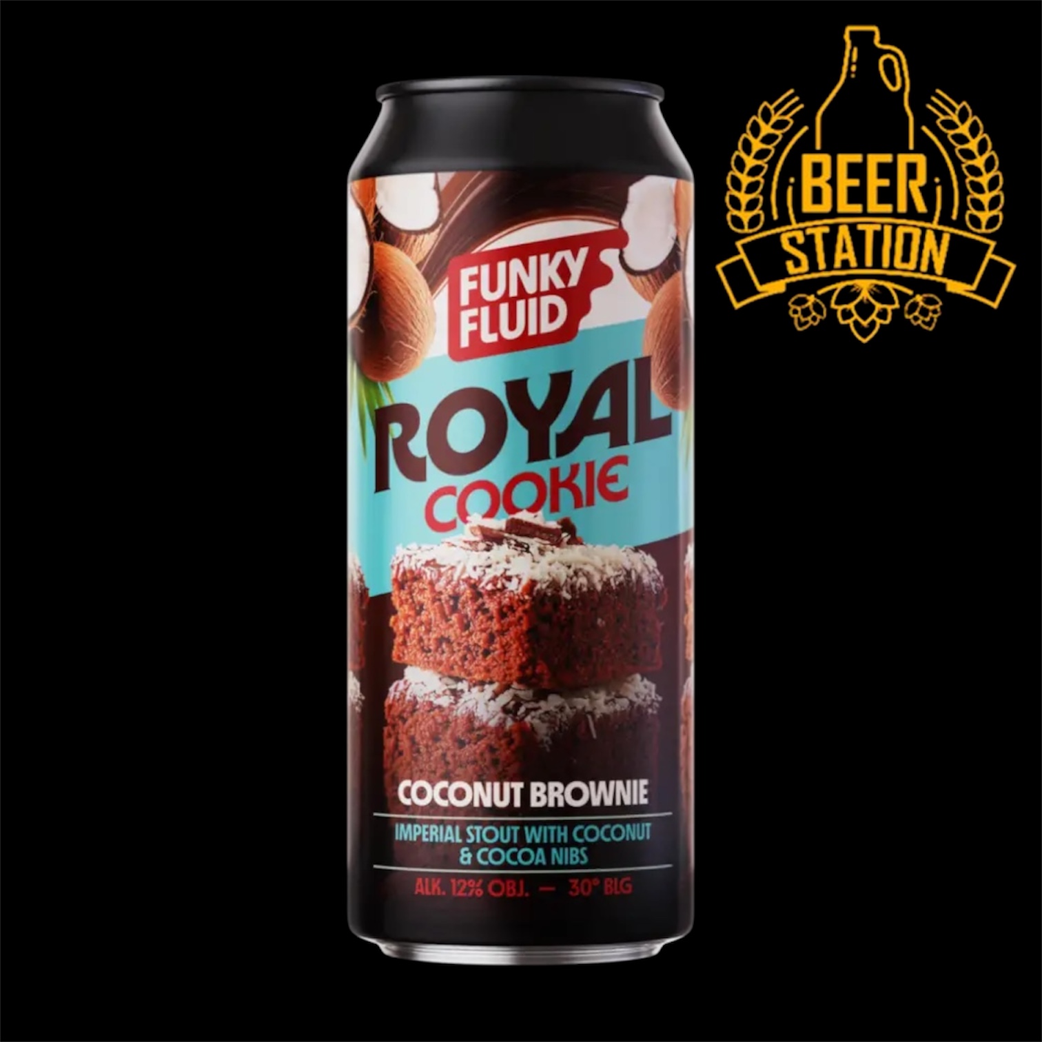 Royal Cookie: Coconut Brownie 30° (Funky Fluid) 0,5L
