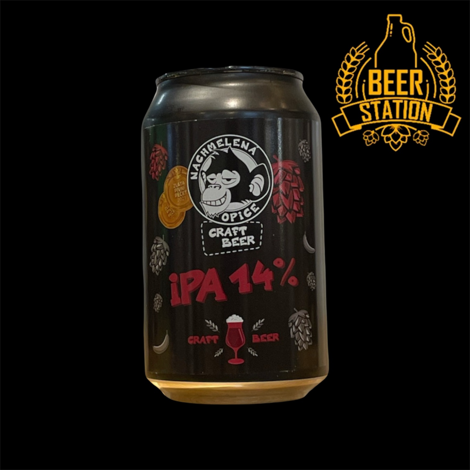 IPA 14° (Nachmelená Opice) 0.33L
