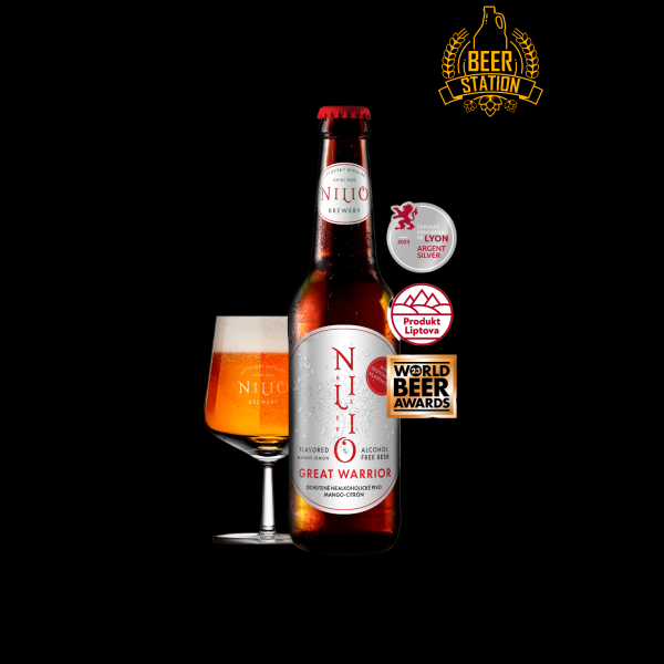 Great Warrior – nealkoholické pivo (Nilio) 0.33L