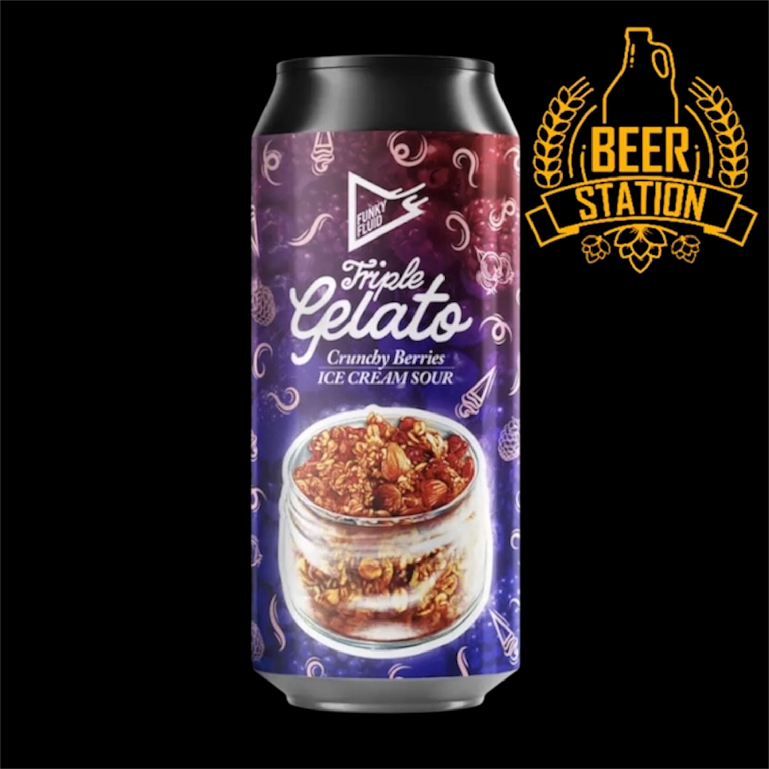 Triple Gelato: Crunchy Berries 30° (Funky Fluid) 0.5L